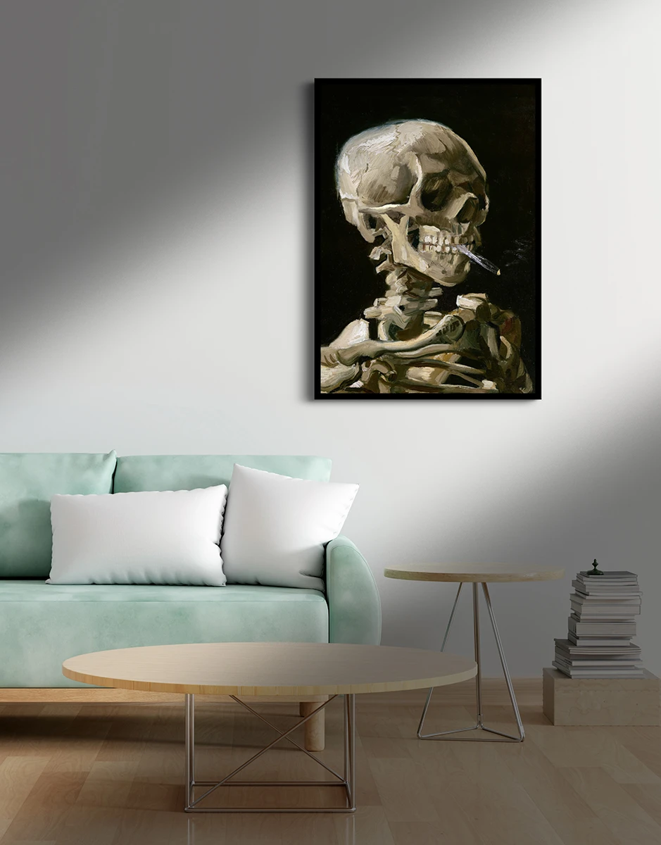 Գլխամաշկը՝ վառվող սիգարետով