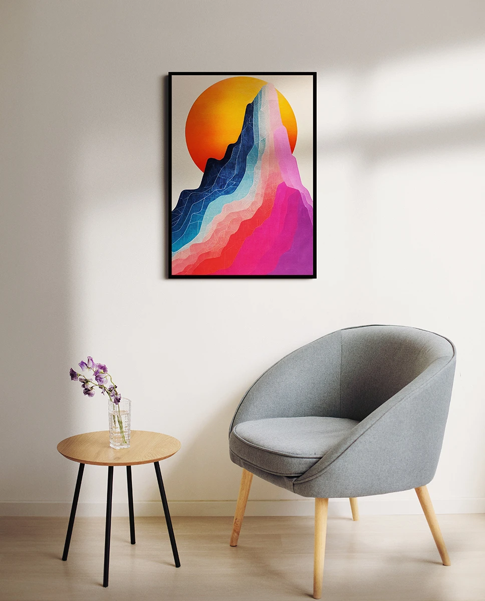 Աբստրակտ լեռնային լանդշաֆտ