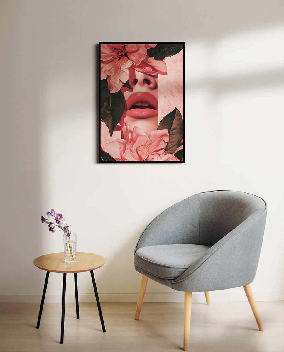 Ծաղիկներով աղջիկ