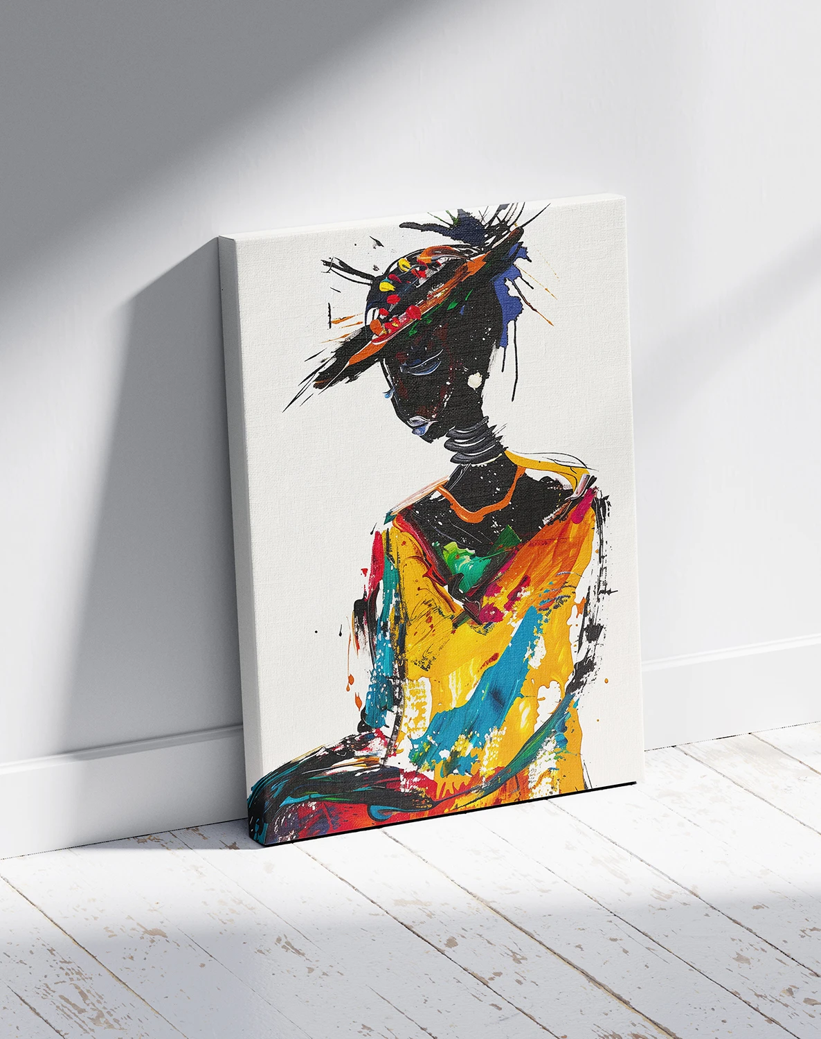 Գլխարկով կին