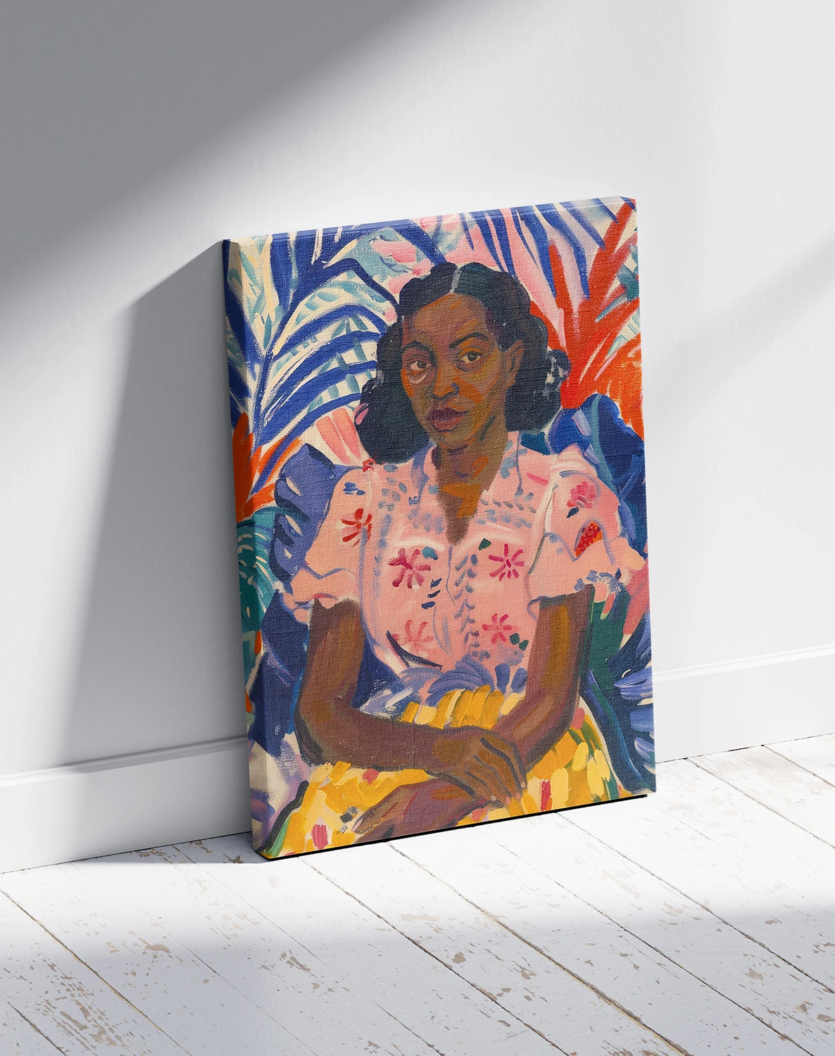 Կին ծաղիկով